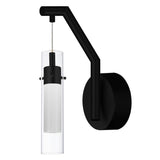 Olinda Integrated LED 5in Black Wall Light