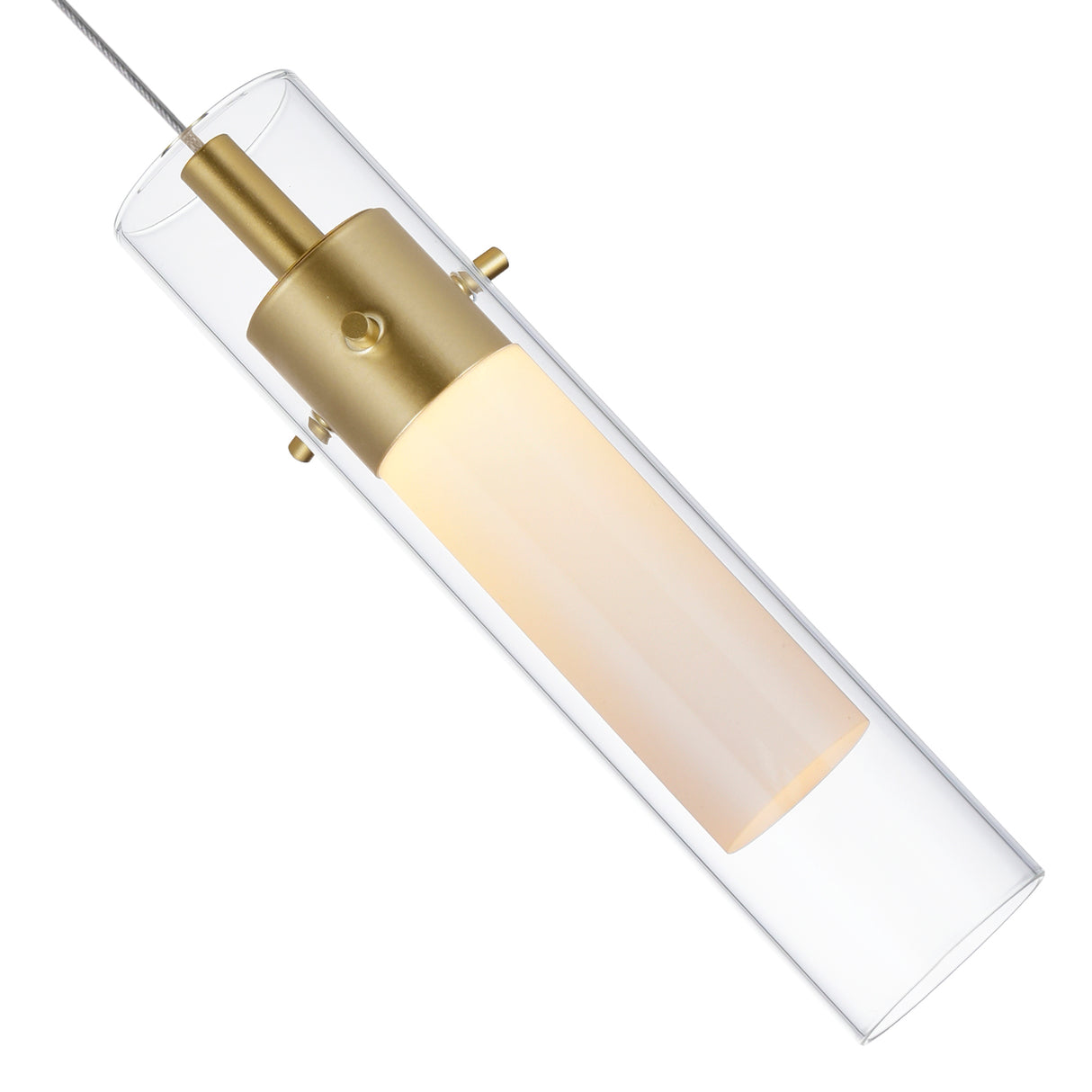 Olinda Integrated LED 5in Satin Gold Wall Light