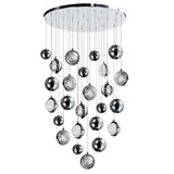 Salvador Integrated LED 24in Polished Nickel Chandelier