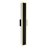 Malibu Integrated LED 32in Black Outdoor Wall Light