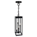 Windsor 4 Light Black Outdoor Pendant