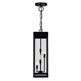 Windsor 4 Light Black Outdoor Pendant