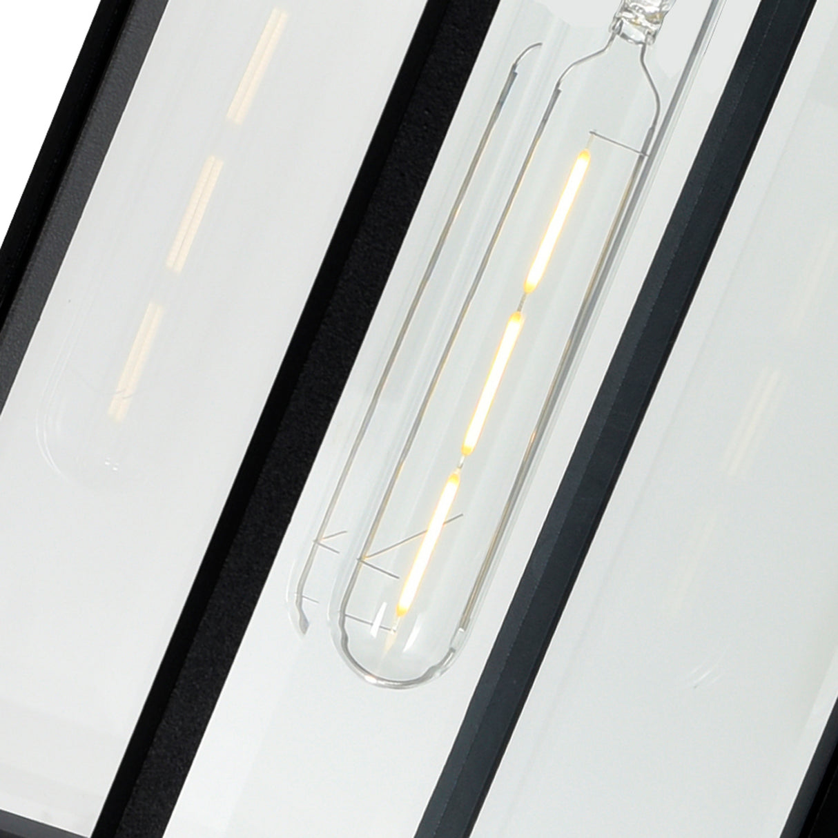 Windsor 1 Light Black Outdoors Wall Light