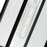 Windsor 1 Light Black Outdoors Wall Light
