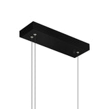Candora Integrated LED 72in Black Chandelier