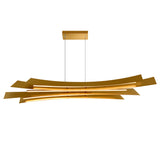 Candora Integrated LED 72in Brass Chandelier