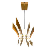 Candora Integrated LED 72in Brass Chandelier