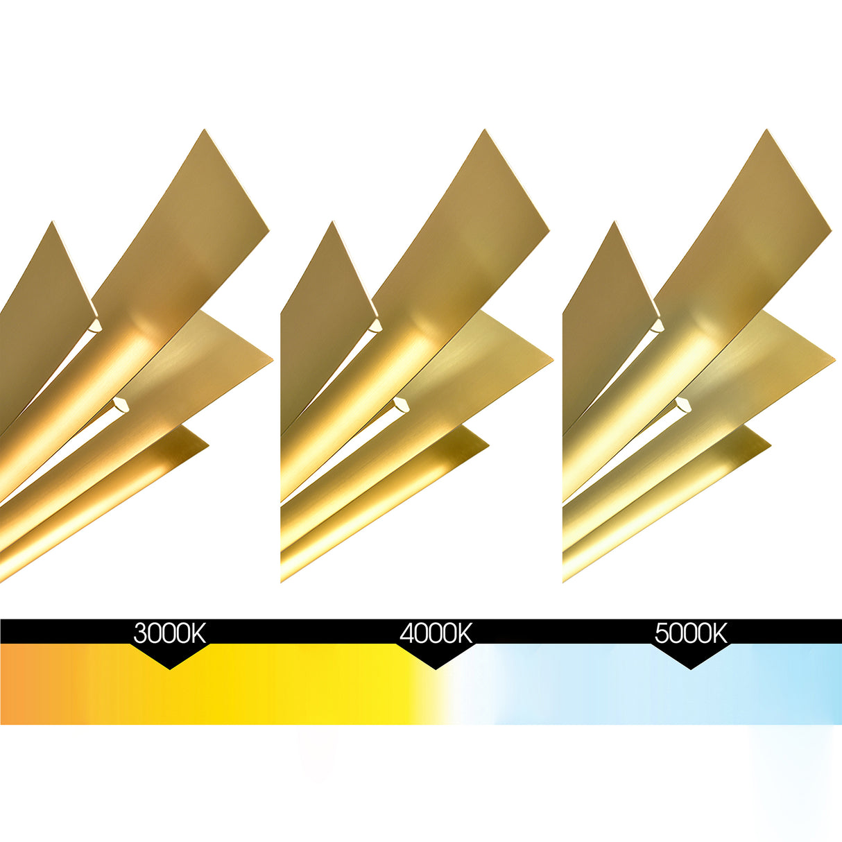 Candora Integrated LED 72in Brass Chandelier