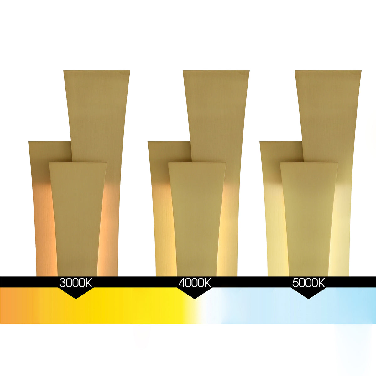 Candora Integrated LED 24in Brass Vanity Light