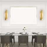Candora Integrated LED 24in Brass Vanity Light