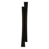 Candora Integrated LED 36in Black Vanity Light