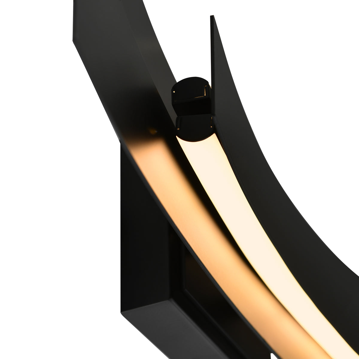 Candora Integrated LED 36in Black Vanity Light