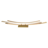 Candora Integrated LED 36in Brass Vanity Light