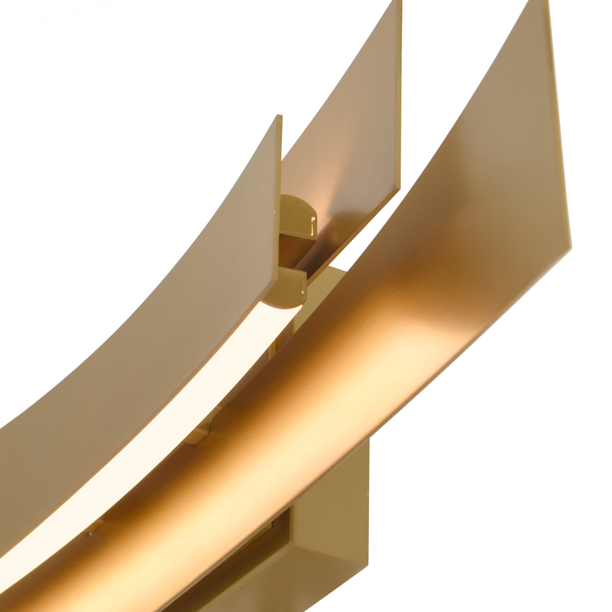 Candora Integrated LED 36in Brass Vanity Light