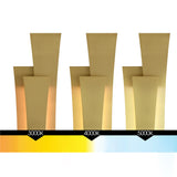 Candora Integrated LED 36in Brass Vanity Light