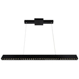 Pienza Integrated LED 52in Black Chandelier