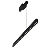 Pienza Integrated LED 52in Black Chandelier