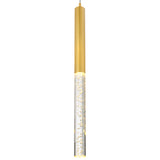 Dragonswatch Integrated LED 32in 45 Pendant Satin Gold Chandelier