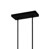Dragonswatch Integrated LED 48in 12 Pendant Black Chandelier