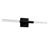 Dragonswatch Integrated LED 26in Black Vanity Light