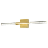 Dragonswatch Integrated LED 26in Satin Gold Vanity Light