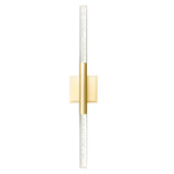 Dragonswatch Integrated LED 26in Satin Gold Vanity Light