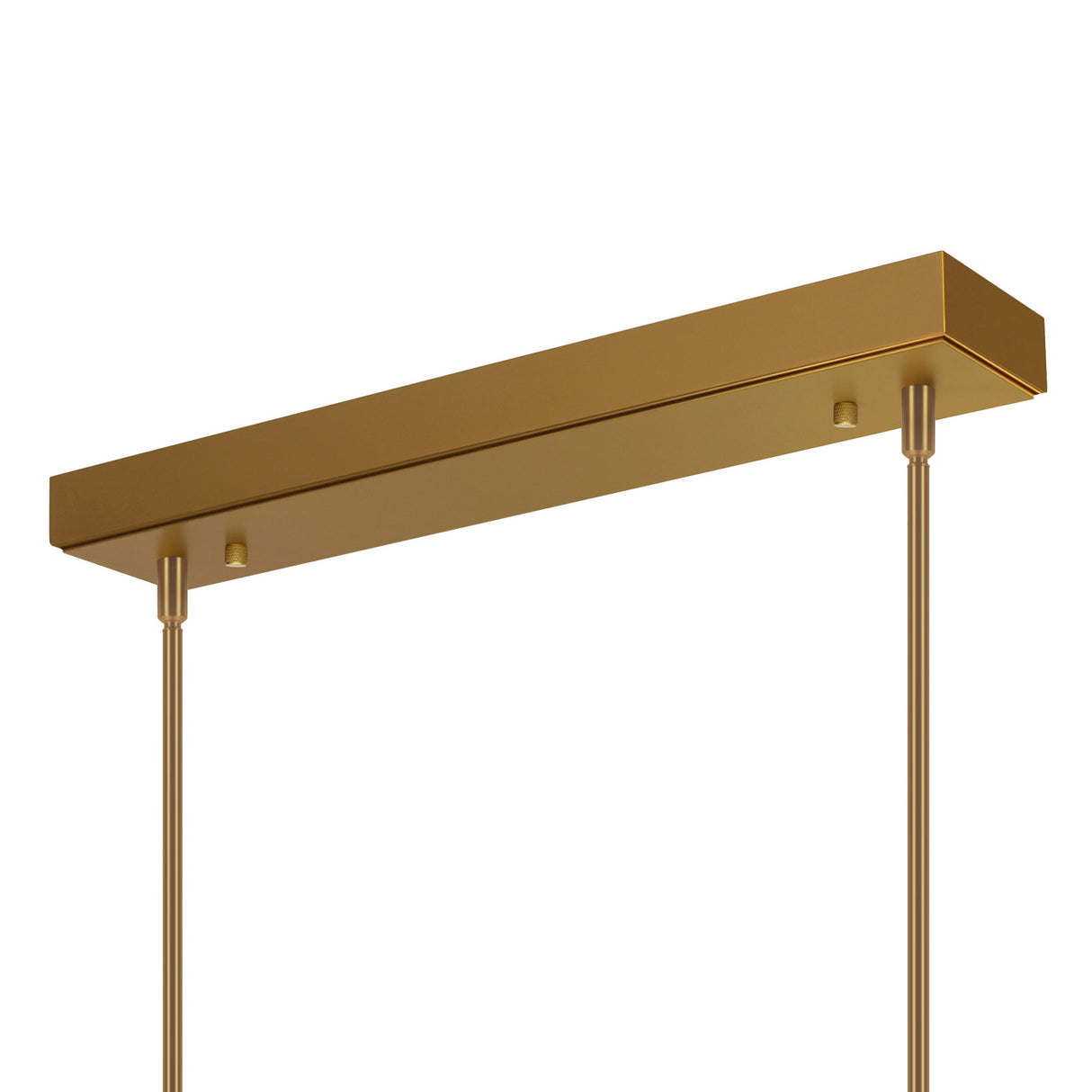 Arcus Integrated LED 70in Brass Chandelier with Handcrafted Glass