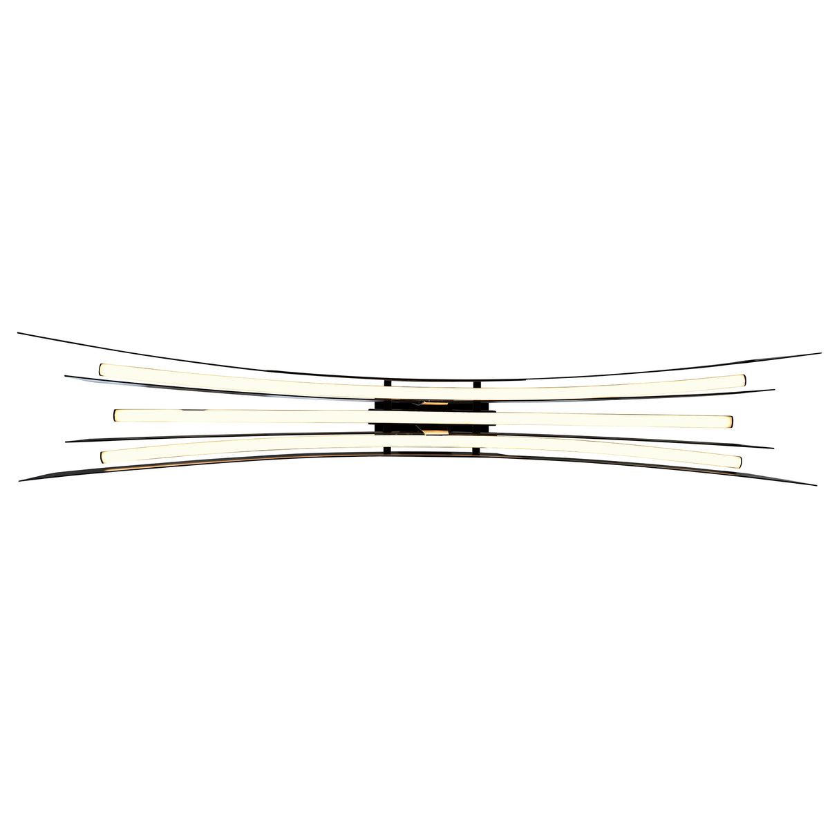 Solara Integrated LED 50in Black Chandelier