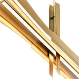 Solara Integrated LED 50in Brass Chandelier