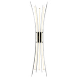 Solara Integrated LED 72in Black Chandelier