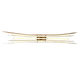 Solara Integrated LED 72in Brass Chandelier