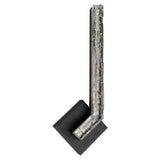 Contour Integrated LED 19in Sand Black Indoor-Outdoor Wall Light with Handcrafted Glass