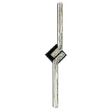 Contour Integrated LED 33in Sand Black Indoor-Outdoor Wall Light with Handcrafted Glass