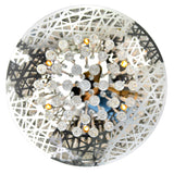 Eternity 9 Light 22in Chrome Drum Shade Chandelier