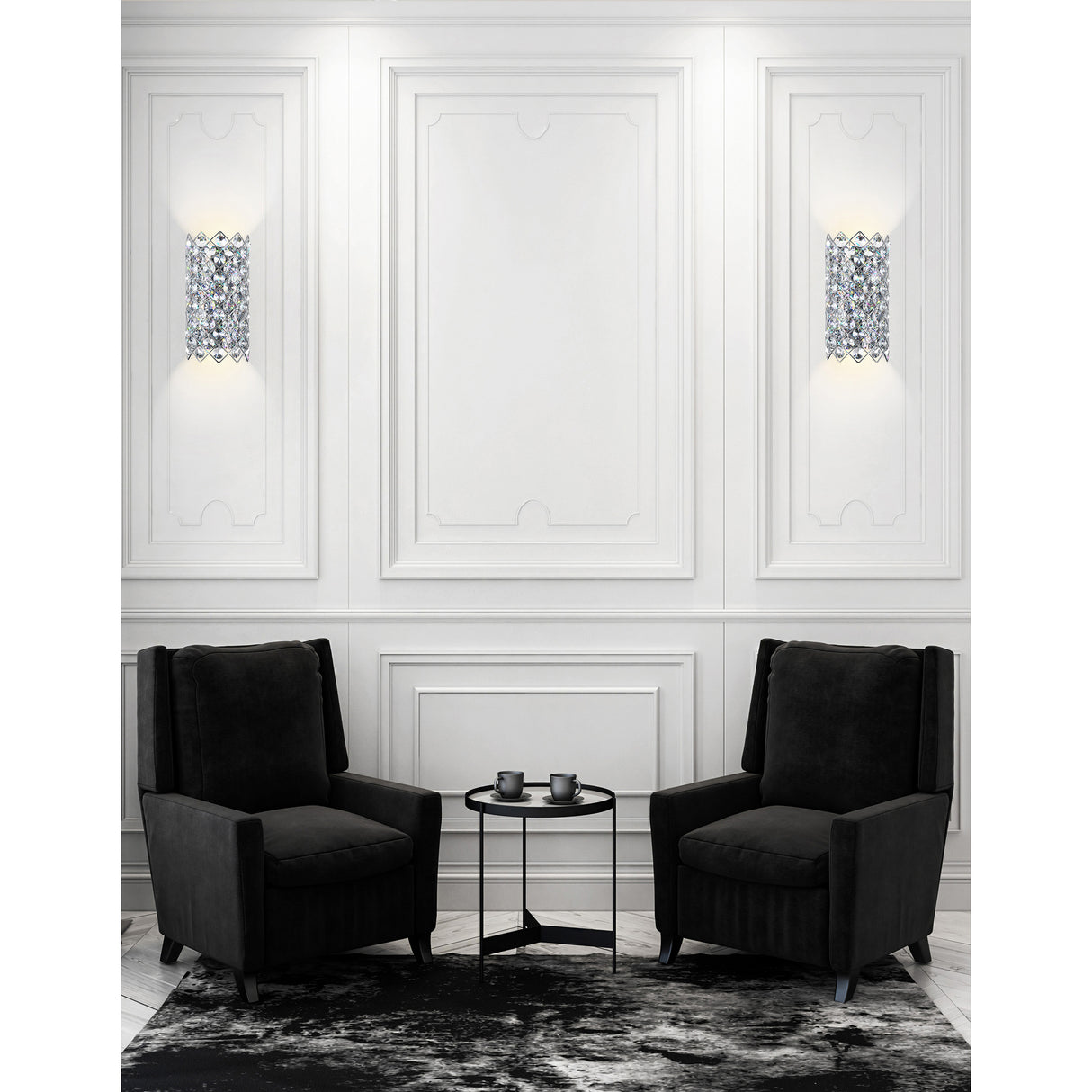 Chique 4 Light Chrome Wall Sconce