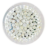 Radiant 12 Light 24in Chrome Drum Shade Chandelier with White Shade