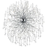 Cherry Blossom 48 Light Chandelier With Chrome Finish