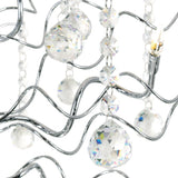 Cherry Blossom 48 Light Chandelier With Chrome Finish