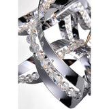Swivel 12 Light 19in Chrome Chandelier