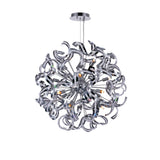 Swivel 14 Light 22in Chrome Chandelier