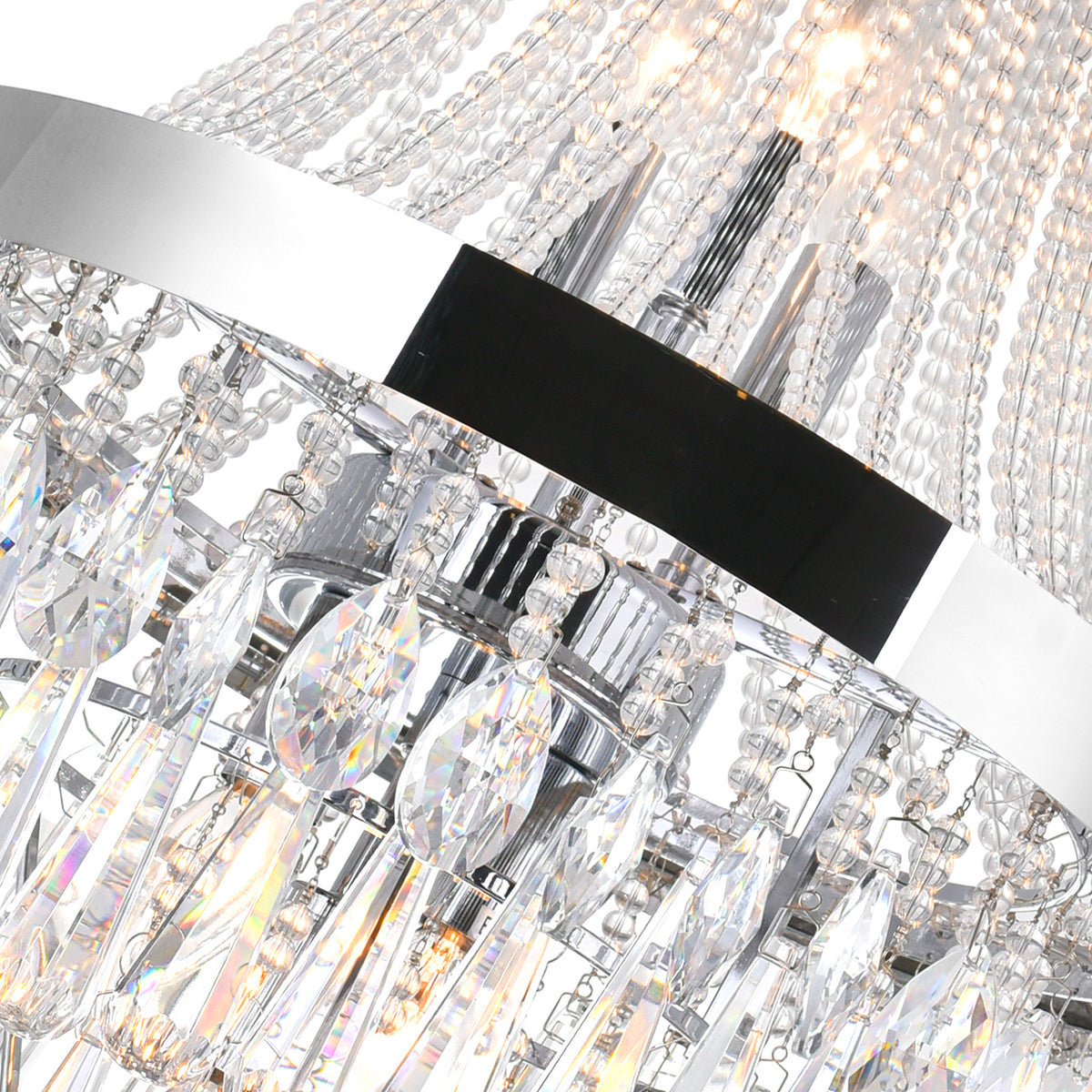 Vast 3 Light Chandelier With Chrome Finish