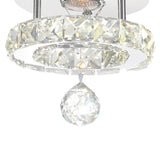 Ring Integrated LED Chrome Flush Mount
