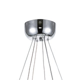 Ring Integrated LED 2-Ring 20in Chrome Chandelier
