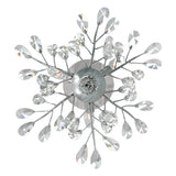 Ivy 3 Light 16in Chrome Drum Shade Flush Mount