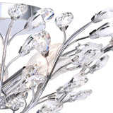 Ivy 6 Light 22in Chrome Flush Mount