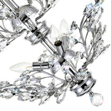 Ivy 6 Light 22in Chrome Chandelier