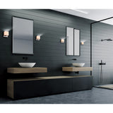Cristini 1 Light Satin Nickel Bathroom Sconce