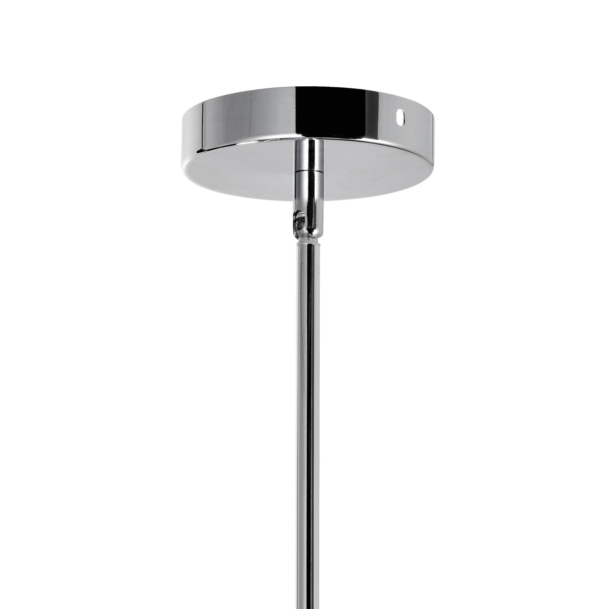 Dash 4 Light 18in Chrome Chandelier with Black Shade
