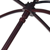 Arza 8 Light Up Chandelier With Brown Finish
