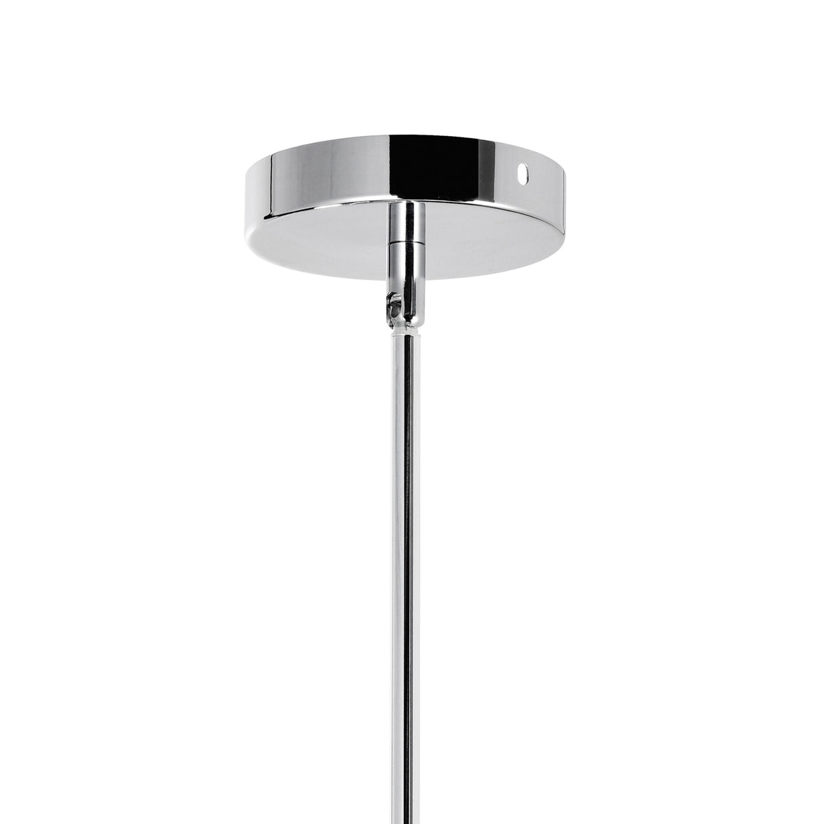 Claire 2 Light Drum Shade Mini Pendant With Chrome Finish